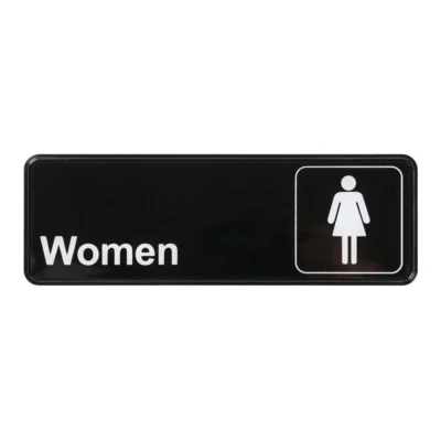 Information Sign, 9", "Women"
