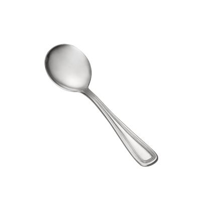 Pearl Bouillon Spoon, 6-1/4", Stainless Steel (Dozen)