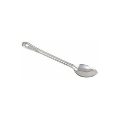 Basting Spoon, 11", Solid, Stainless Steel