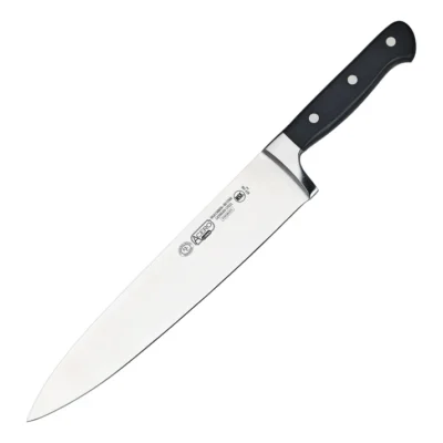 Chef Knife, 10" Forged Blade, German Carbon Stainless Steel, Black