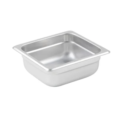 Steam Table Pan, 1/6 Size, 2-1/2" Deep, Stainless Steel
