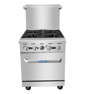 Gas Range with Four Burners & Oven – 24" LP