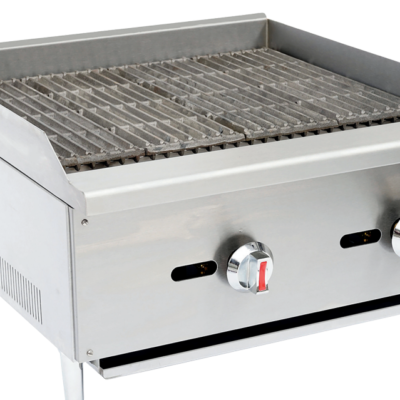 Gas Countertop Charbroiler – 24" (Field Convertible NG/LP)