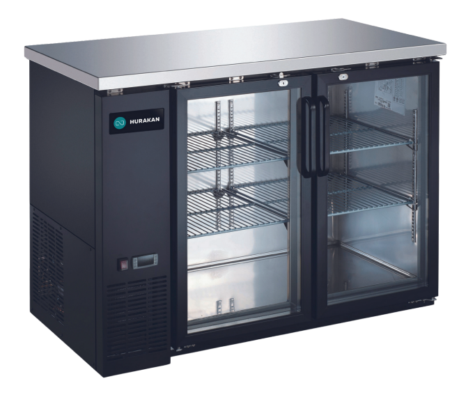 Back Bar Cooler – Two Glass Doors (Display Front)