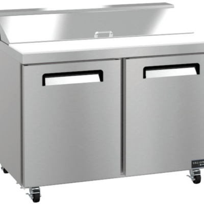 Two-Door Prep Station Refrigerator, 48"