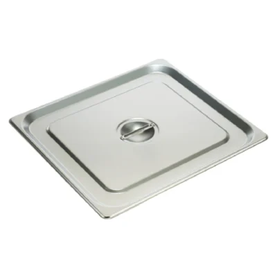 Steam Table Pan Cover, 2/3 Size, Solid, Stainless Steel
