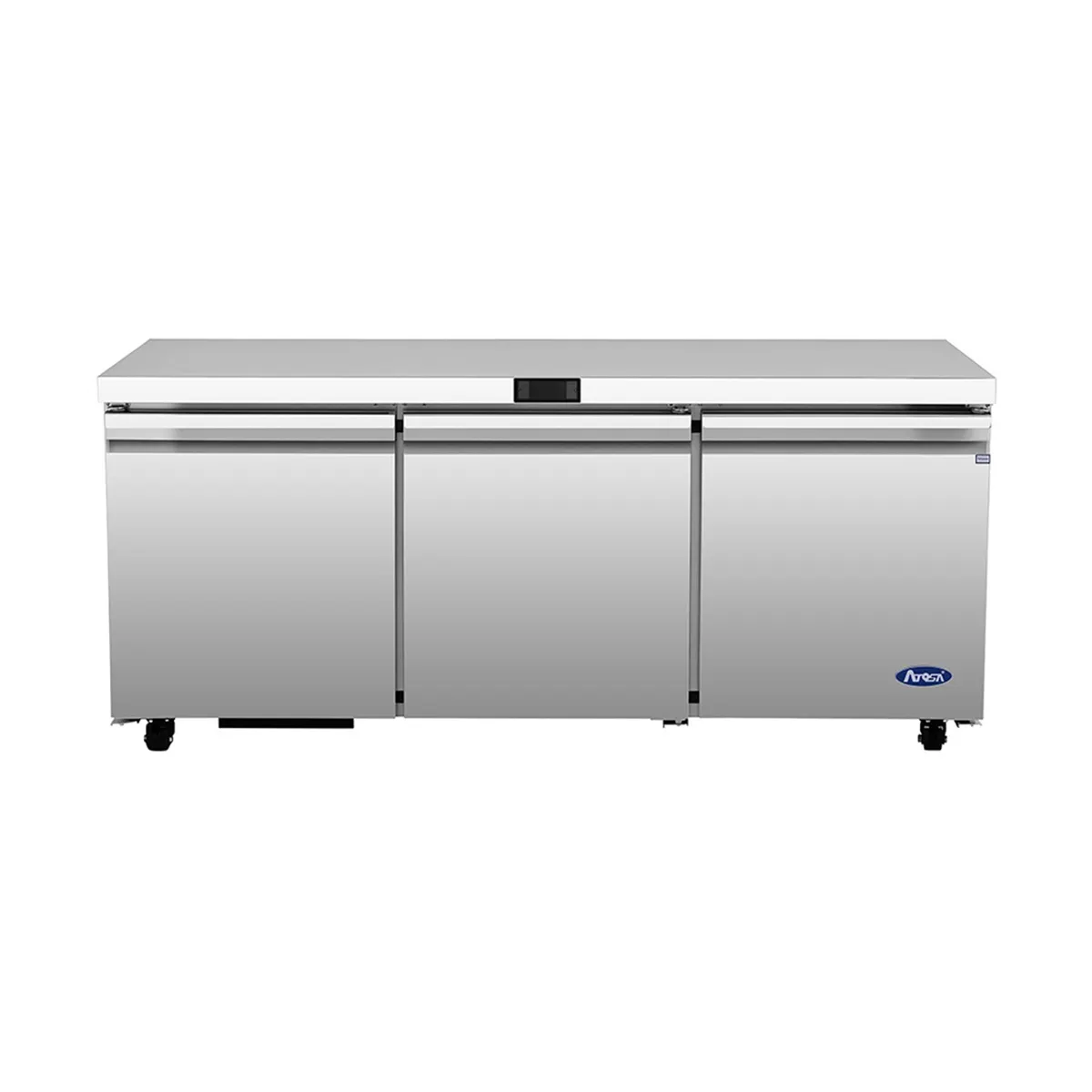 Atosa Undercounter Refrigerator, 72-5/8", 3-Section, 18.2 cu. ft.