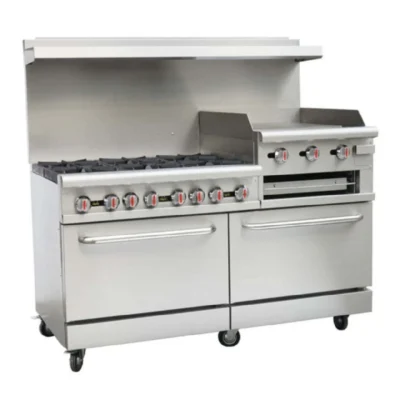 Cookline Restaurant Range, Natural Gas, 60"