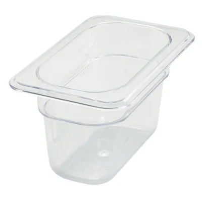 Food Pan, 1/9 Size, 3-/2" Deep, Polycarbonate