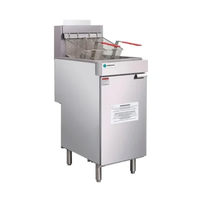 Hurakan by Equip.me, LPG Gas Fryer, Floor model, 50 Lb, Includes (2) fry baskets