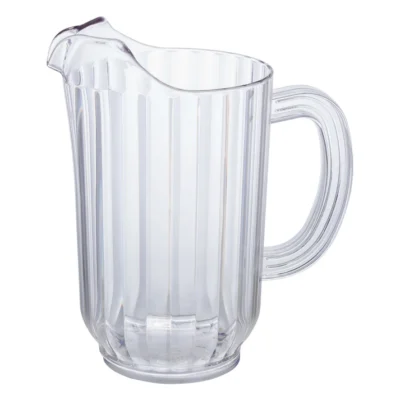 Water Pitcher, 48oz., Polycarbonate, Clear