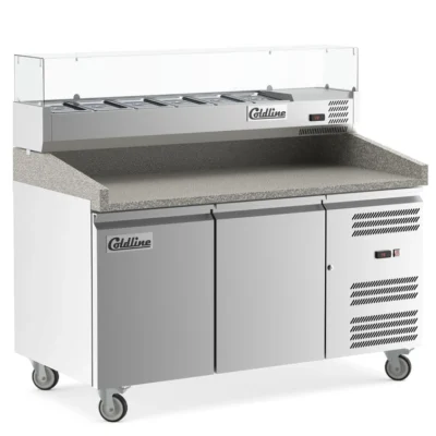 Coldline Refrigerated Pizza Prep, With Marbel Top, 60"