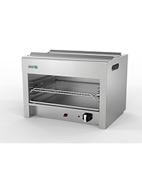 Asber Cheesemelter, Gas, 24", Range or Wall-Mount, Stainless Steel
