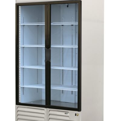 Refrigerated Merchandiser, Two-Section, 49 cu. ft., Bottom Mount