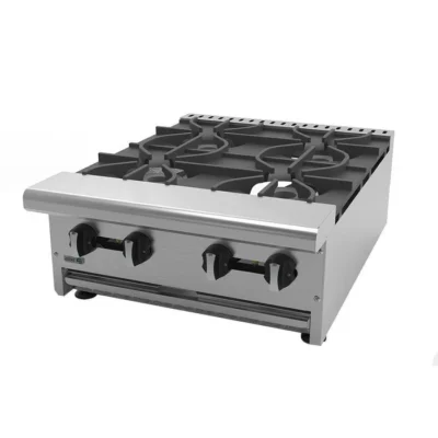 Asber Countertop Gas Hotplate, 24", 4 Burners (Emerald Line)