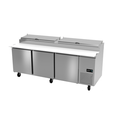 Asber Pizza Prep Table, 93-3/4", 2 Drawers, 30.2 cu. ft.