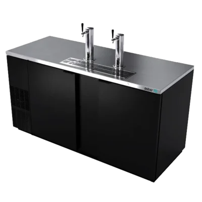 Asber Direct Draw Beer Cooler, Two-Section, 69-1/2"