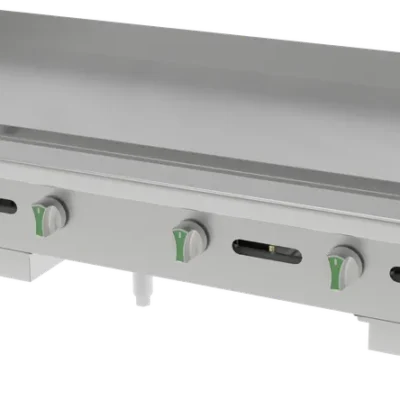 Asber Countertop Gas Griddle, 72", Manual Controls (Emerald Line)