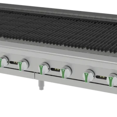 Asber Countertop Gas Radiant Broiler, 72" (Emerald Line)