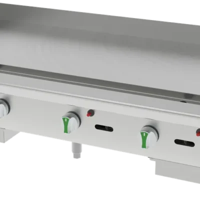 Asber Countertop Gas Griddle (Emerald Line), Thermostatic Controls, 60"