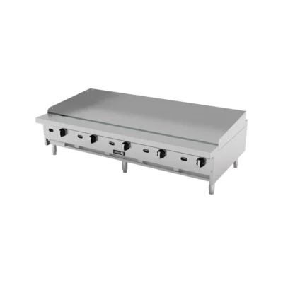 Asber Countertop Gas Griddle, Thermostatic Controls, 72"