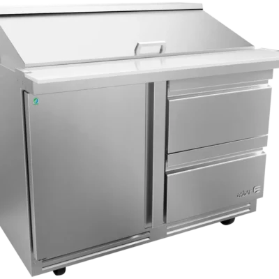 Asber Premium Mega-Top Prep Table, 48-3/8", 2 Drawers, 16.7 cu. ft.