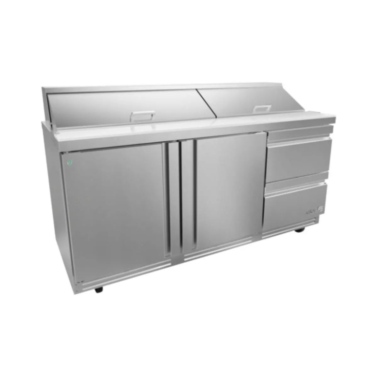Asber Premium Mega-Top Prep Table, 72-1/2", 2 Drawers, 25.4 cu. ft.