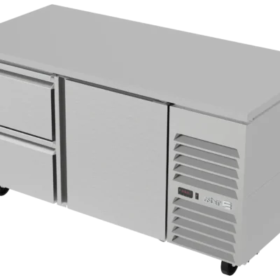 Asber Side-Mount Refrigerated Table, 67-1/2", 2 Drawers, 20.8 cu. ft.