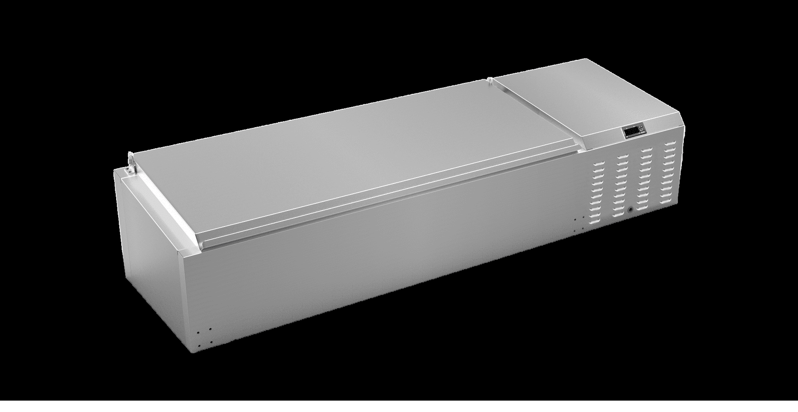 Serv-Ware TR60-HC 60-inch refrigerated top rail stainless steel