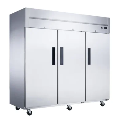Dukers Top Mount Three Door Refrigerator,64.80 cu ft.